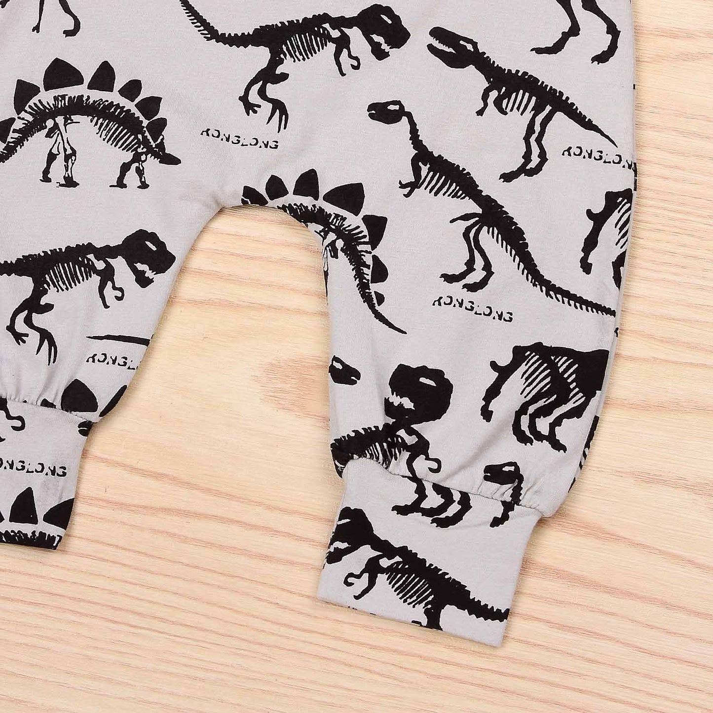 Baby Dinosaur Print Jumpsuit, zoerea.com