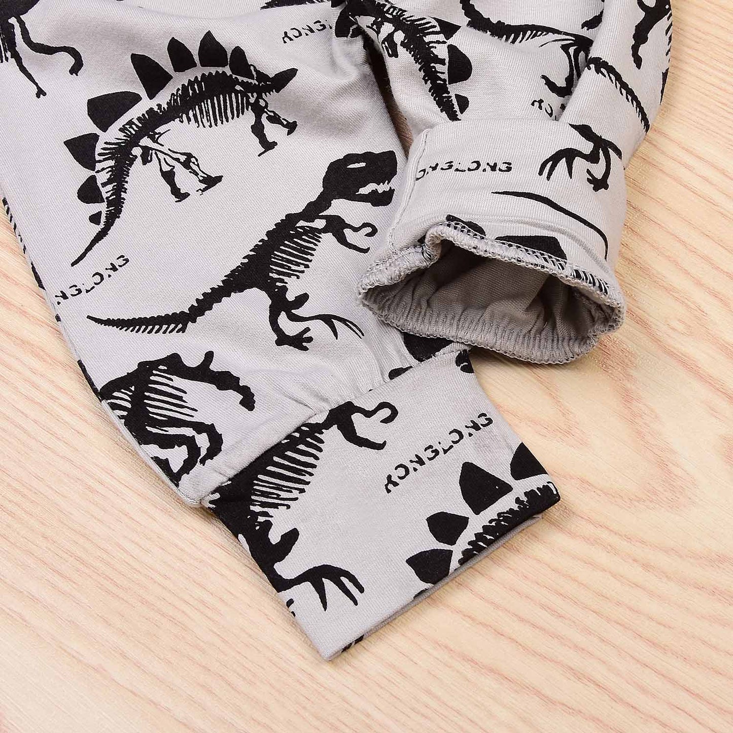 Baby Dinosaur Print Jumpsuit, zoerea.com