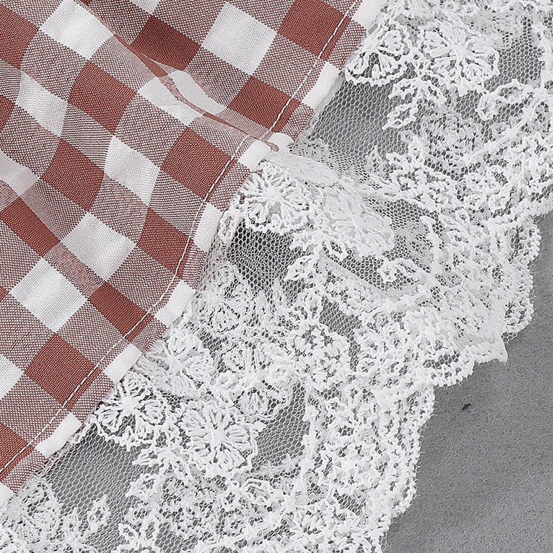 Baby Girls' Active / Street chic Plaid / Patchwork Sleeveless Dress, zoerea.com