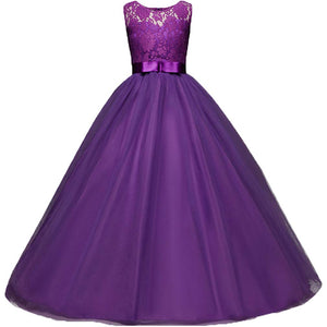 Elegant Lace Sleeveless A-Line Dress, zoerea.com