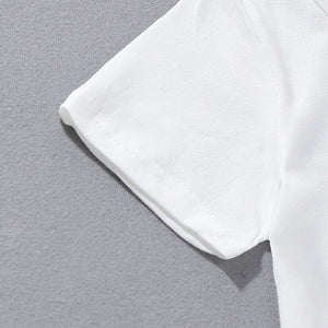 Baby Boys' Casual Letter Print Short Sleeve Regular Clothing Set, zoerea.com
