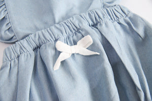 Ruffle-sleeve Bodysuit for Baby Girl, zoerea.com