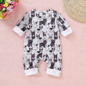Cute Dog Pattern Jumpsuit For Baby, zoerea.com