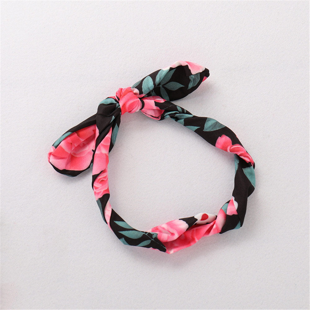 3-piece WILD ONE Print Bodysuit, Faux-two Culottes And Headband, zoerea.com