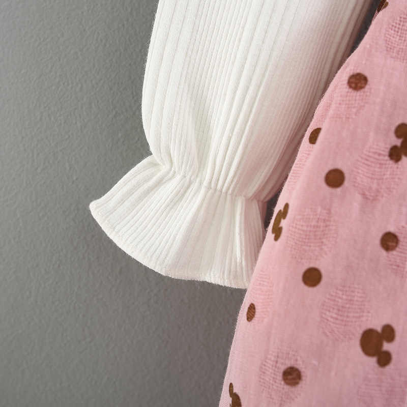 Baby Girl's Cartoon Allover Faux-two Dress, zoerea.com