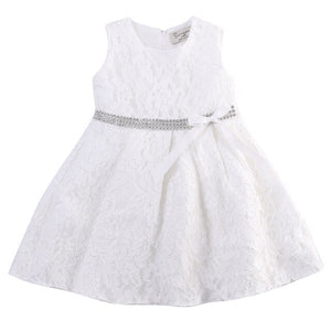 Baby Girl Lace Flower Pageant Bridesmaid Party Formal Princess Dress, zoerea.com
