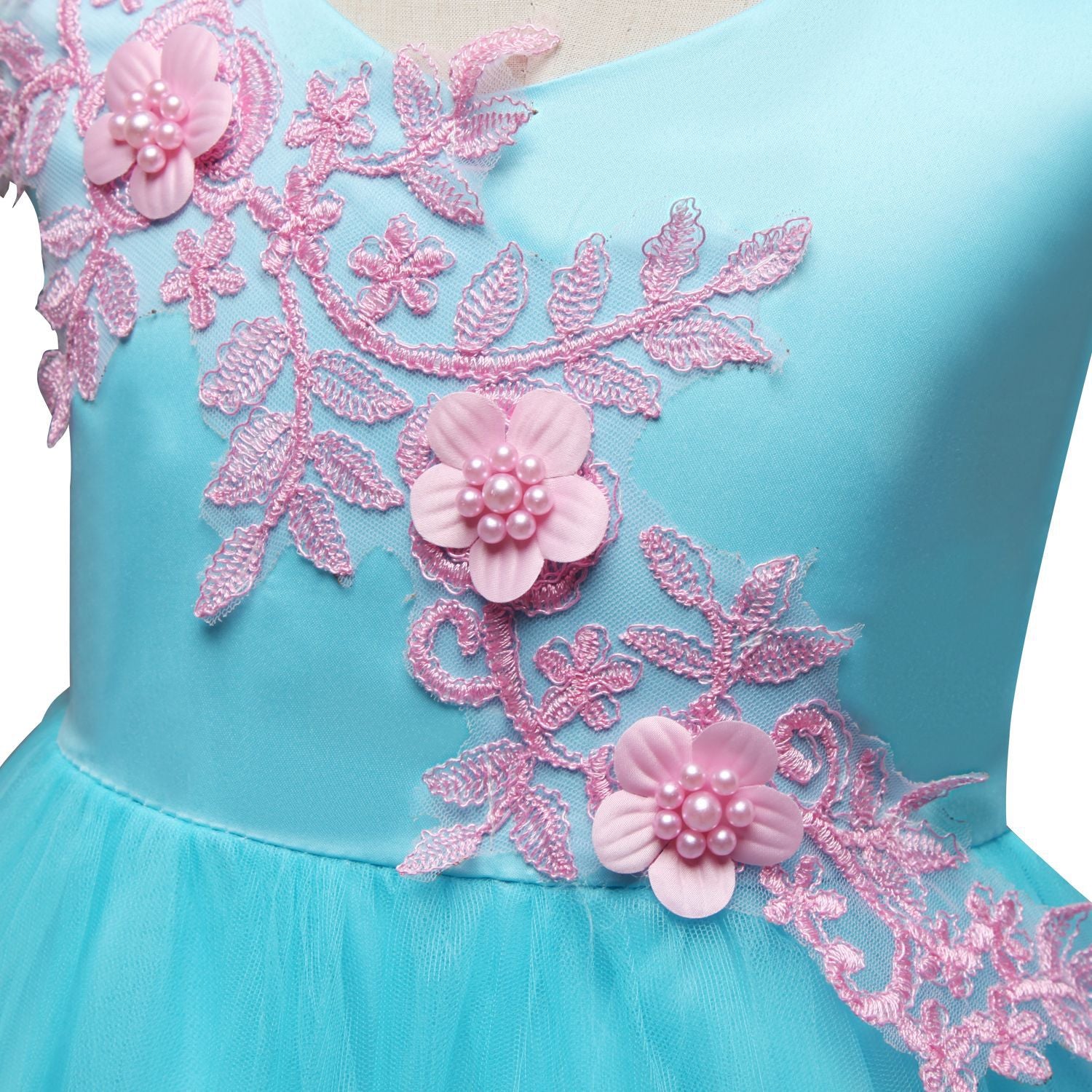 Baby Kids Girl Party Bow Princess Flower Wedding Bridesmaid Dress, zoerea.com