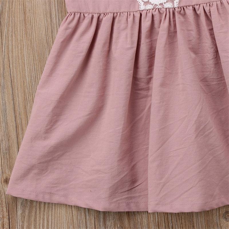 Toddler Kid Baby Girls Short Sleeve Lace Party Pageant Tutu Dress, zoerea.com