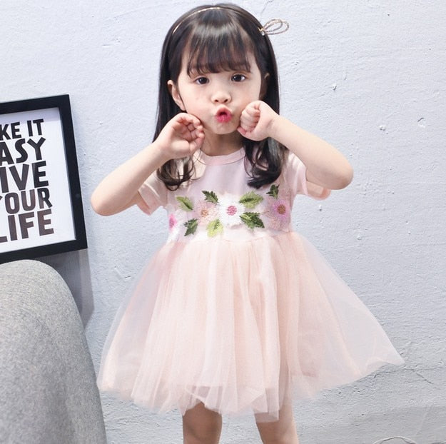 Flower Girl Lace Tutu Dress Toddler Baby Birthday Wedding Princess, zoerea.com