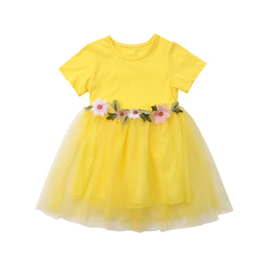Flower Girl Lace Tutu Dress Toddler Baby Birthday Wedding Princess, zoerea.com