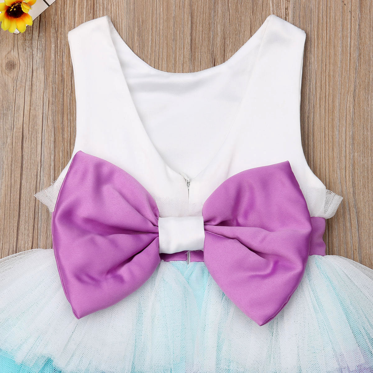 Kids Girl Flower Princess Formal Pageant Holiday Wedding Bridesmaid Dress, zoerea.com