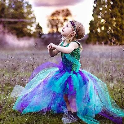 New Baby Girl Tops Bodysuit+Handmade Tulle dresses 2pcs Outfits Set, zoerea.com