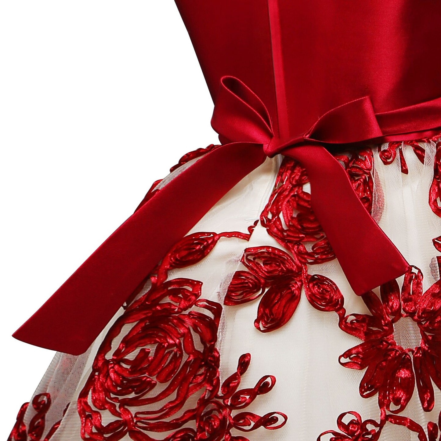 Baby Girl Toddler Party Tutu Sleeveless Pageant Wedding Flower Dress, zoerea.com