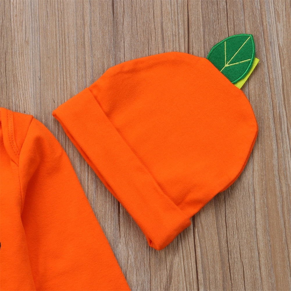 Halloween Newborn Baby Boy Girl Clothes Set Romper Striped Outfit, zoerea.com