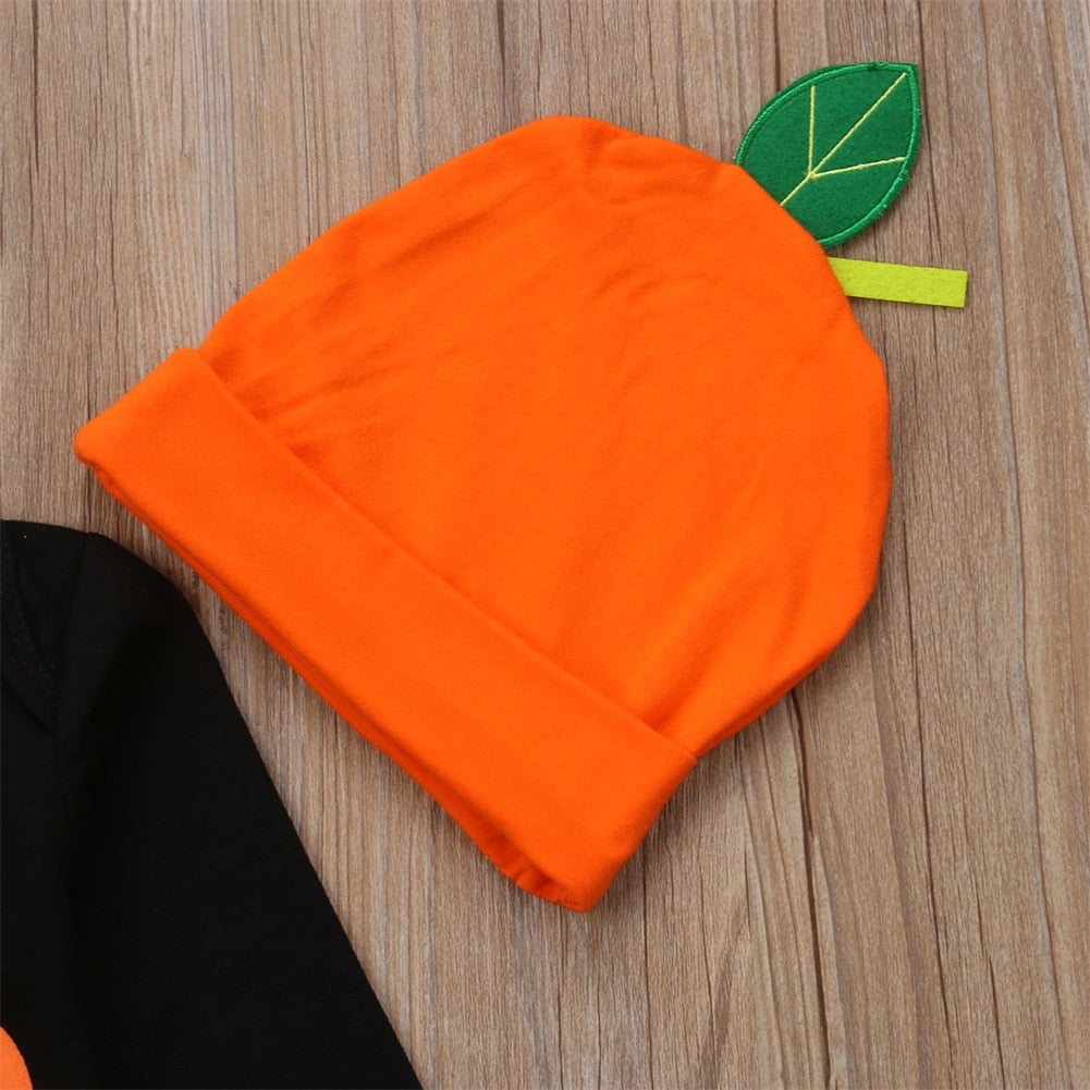 Halloween Newborn Baby Boy Girl Clothes Set Romper Striped Outfit, zoerea.com