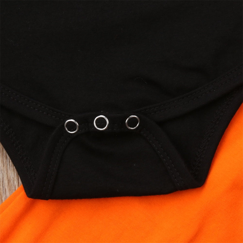 Halloween Newborn Baby Boy Girl Clothes Set Romper Striped Outfit, zoerea.com