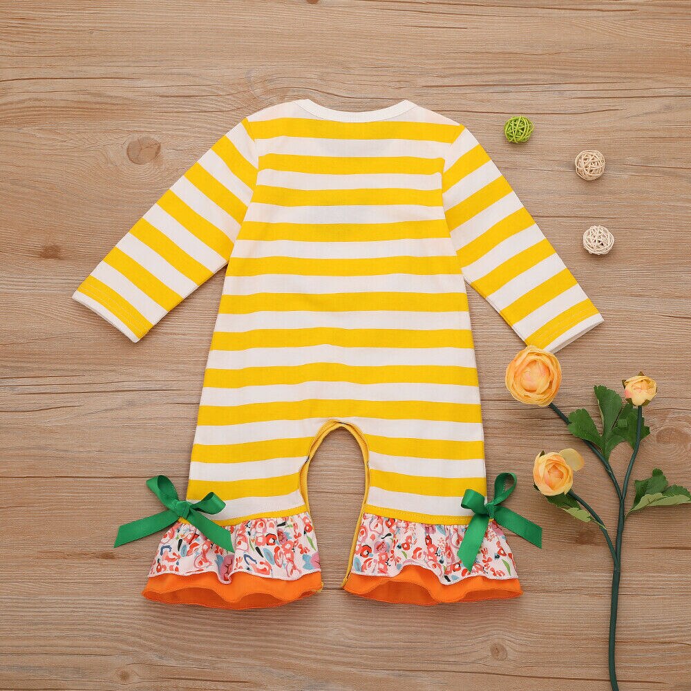 Newborn Baby Girl Boy Halloween Clothes Pumpkin Romper Jumpsuit, zoerea.com