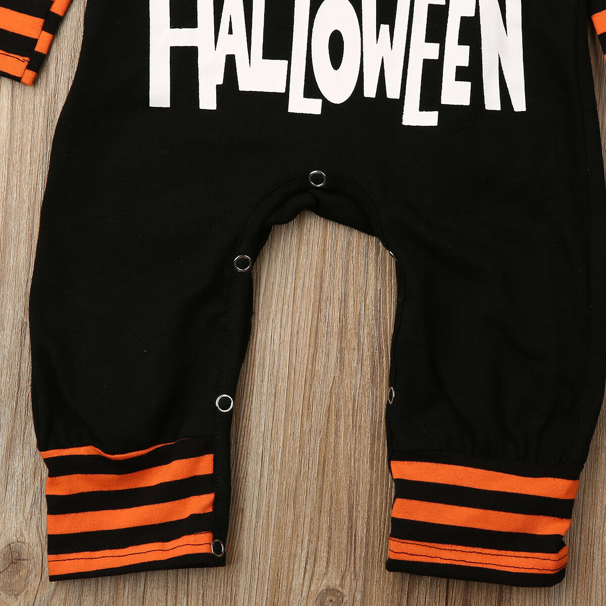 Toddler Baby Boy Girl Clothing Halloween Hooded Romper Stripe Jumpsuit, zoerea.com
