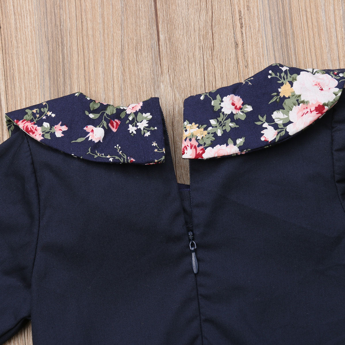 Newborn Infant Baby Girl Floral Long Sleeve Party Pageant Prom Dress, zoerea.com