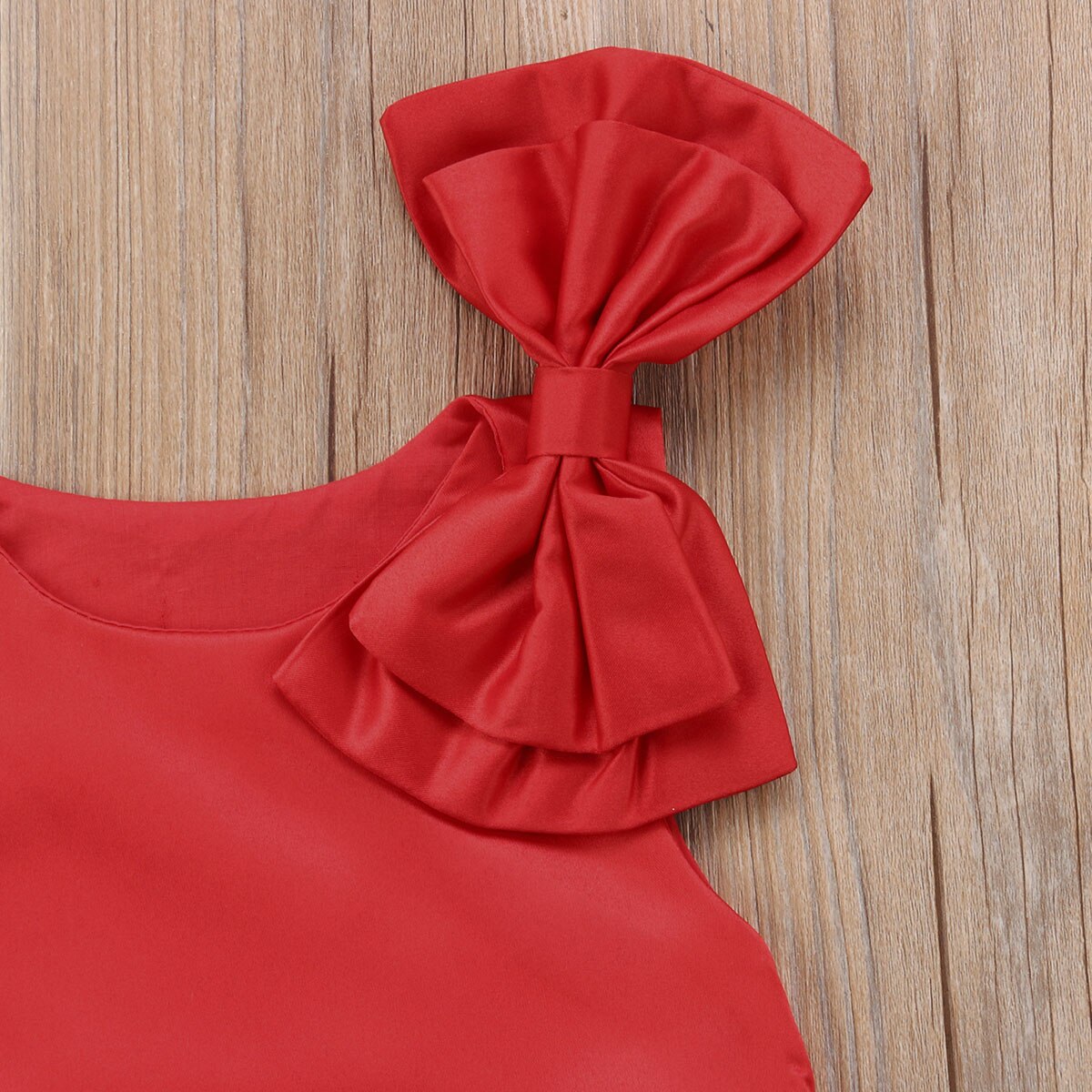 Toddler Girls Baby Kids Bowknot Sleeveless Party Flower Dresses, zoerea.com