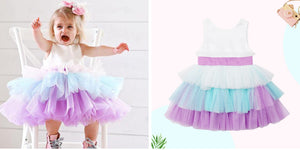 Kids Girl Flower Princess Formal Pageant Holiday Wedding Bridesmaid Dress, zoerea.com