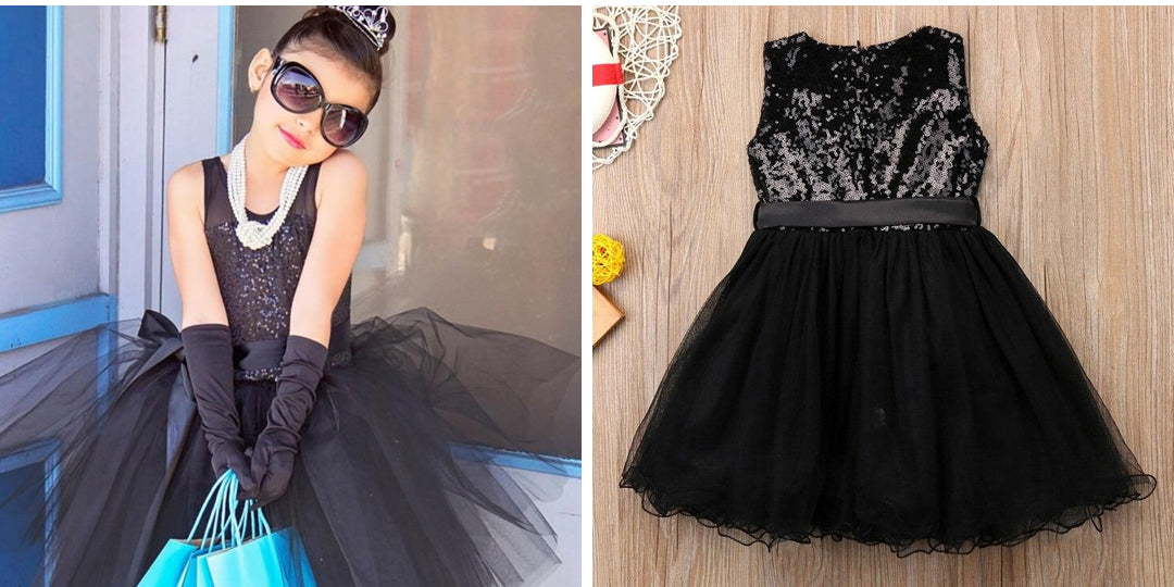 Girls Dress Sequins Party Gown Bridesmaid Wedding Tulle Tutu Bow Dress, zoerea.com