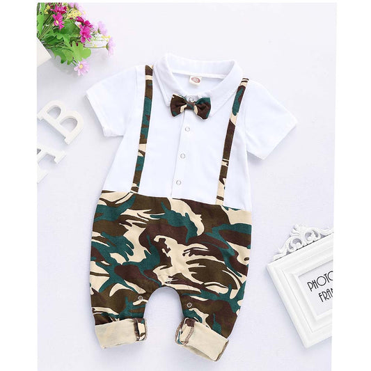 Camouflage Gentleman Jumpsuit For Baby Boy, zoerea.com