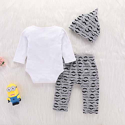Letter Bodysuit, Cartoon Hat And Pants, zoerea.com