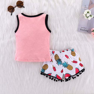 Smile Watermelon Tank And Shorts Set, zoerea.com