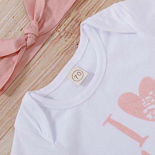 Love Mom Bodysuit And Pants Set, zoerea.com