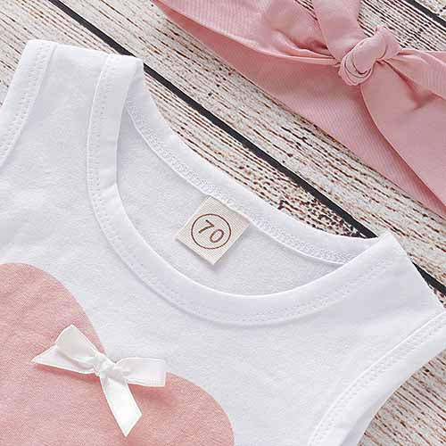 Sweet Heart Top And Solid Shorts Set, zoerea.com