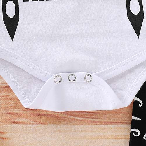Letter Bodysuit, Cartoon Hat And Pants, zoerea.com
