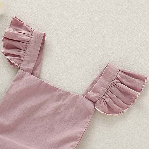 Cute Ruffle-sleeve Girl Bodysuit, zoerea.com