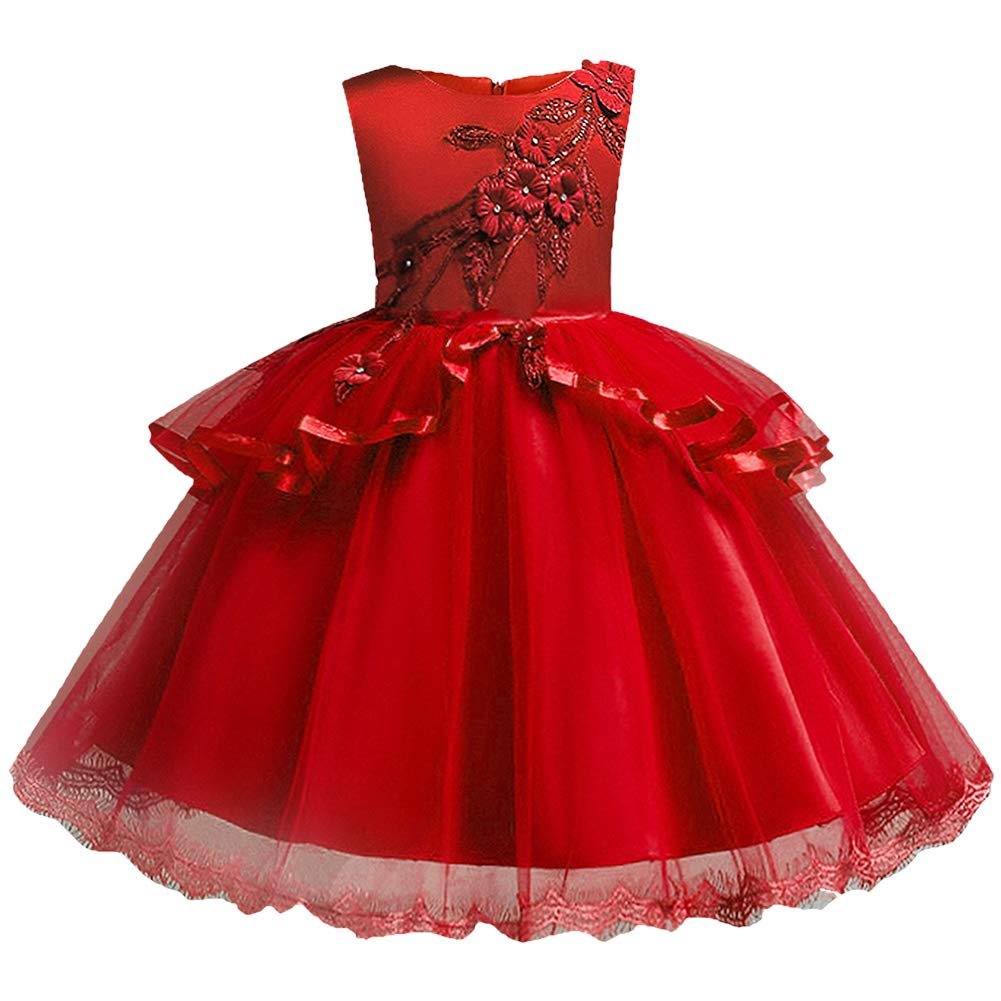 Elegant Lace Flower Decor Sleeveless Dress, zoerea.com