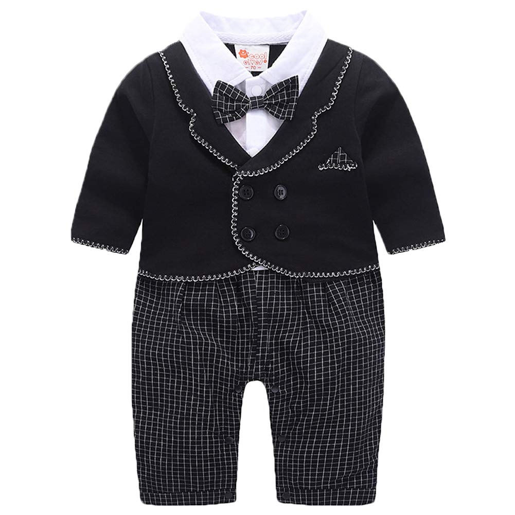 Gentleman Plaid Button Decor Lapel Jumpsuit, zoerea.com