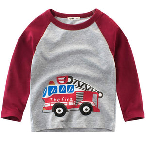 Fashionable Car Print Long-sleeve Pullover, zoerea.com