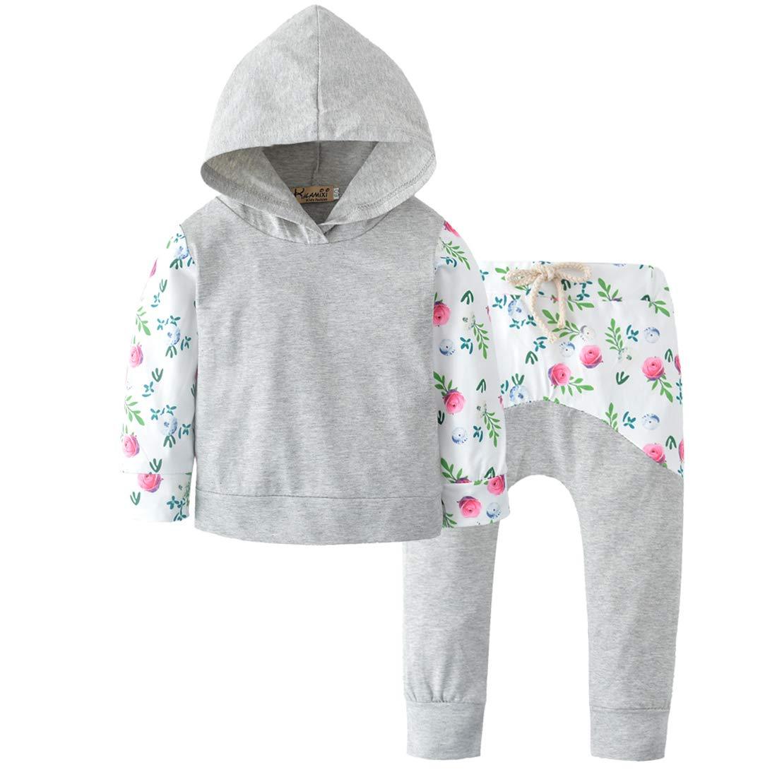 2-piece Casual Long-sleeve Hooded And Pants Set, zoerea.com