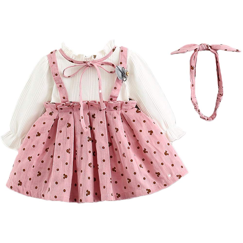 Baby Girl's Cartoon Allover Faux-two Dress, zoerea.com