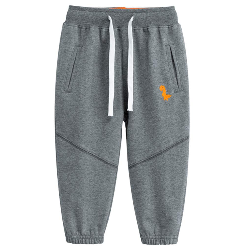 Toddler Comfy Solid Plush Lined Pants, zoerea.com