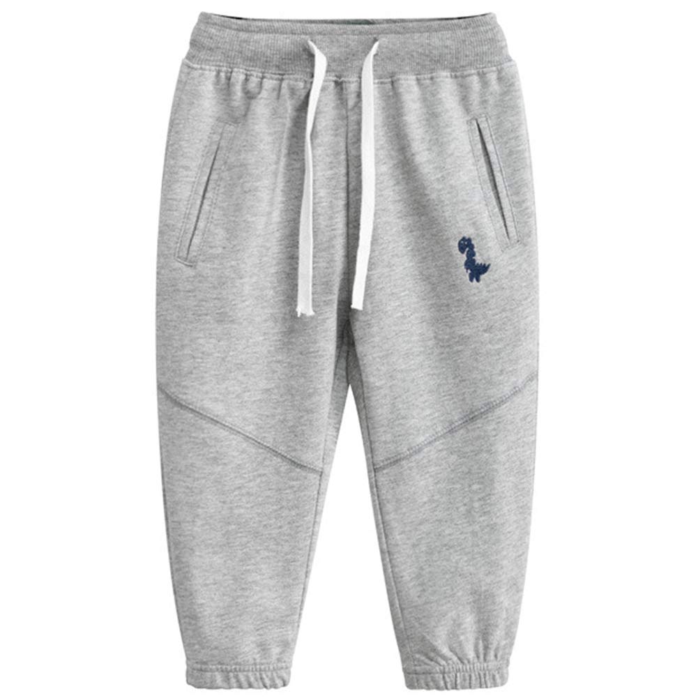 Toddler Comfy Solid Plush Lined Pants, zoerea.com