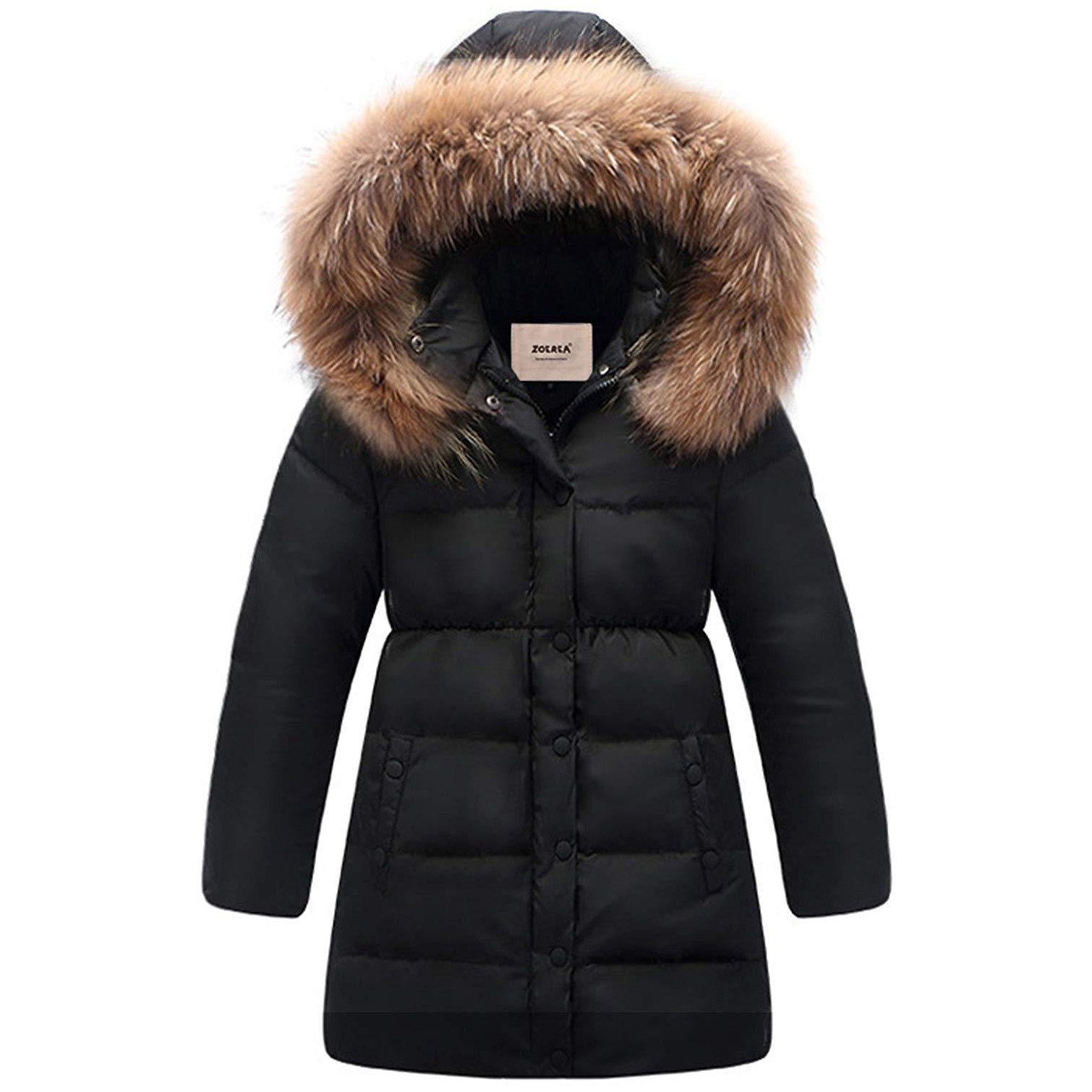 Winter Thickening Button Decor Waterproof Hoodie, zoerea.com