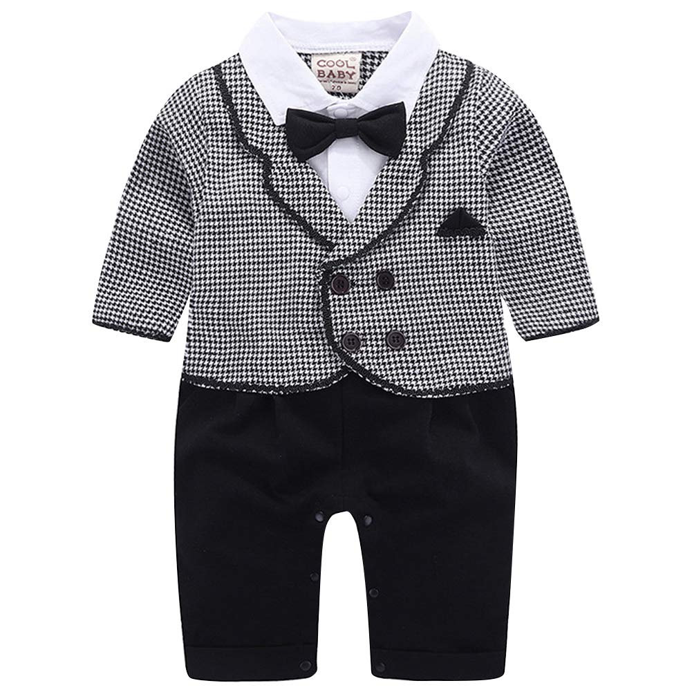Gentleman Plaid Button Decor Lapel Jumpsuit, zoerea.com