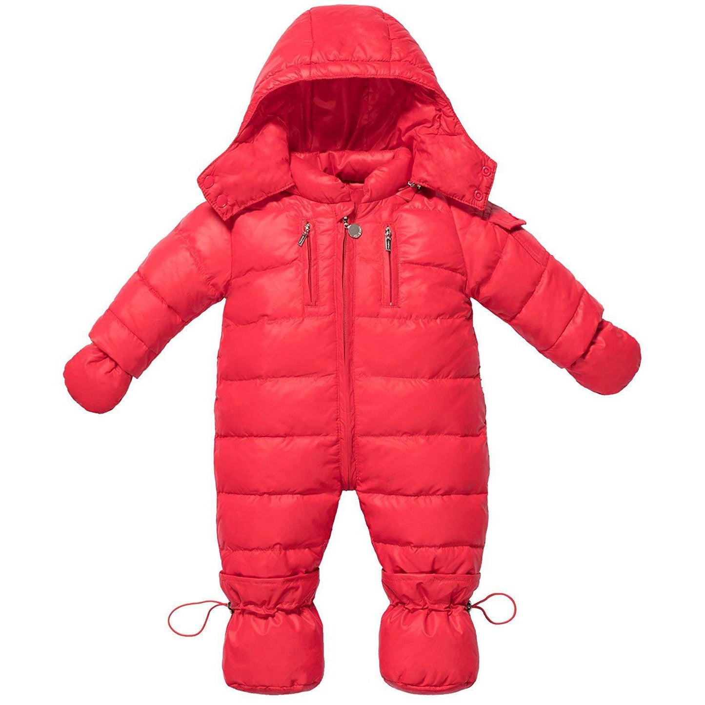 Warm Long-sleeve Hooded Footed Romper, zoerea.com