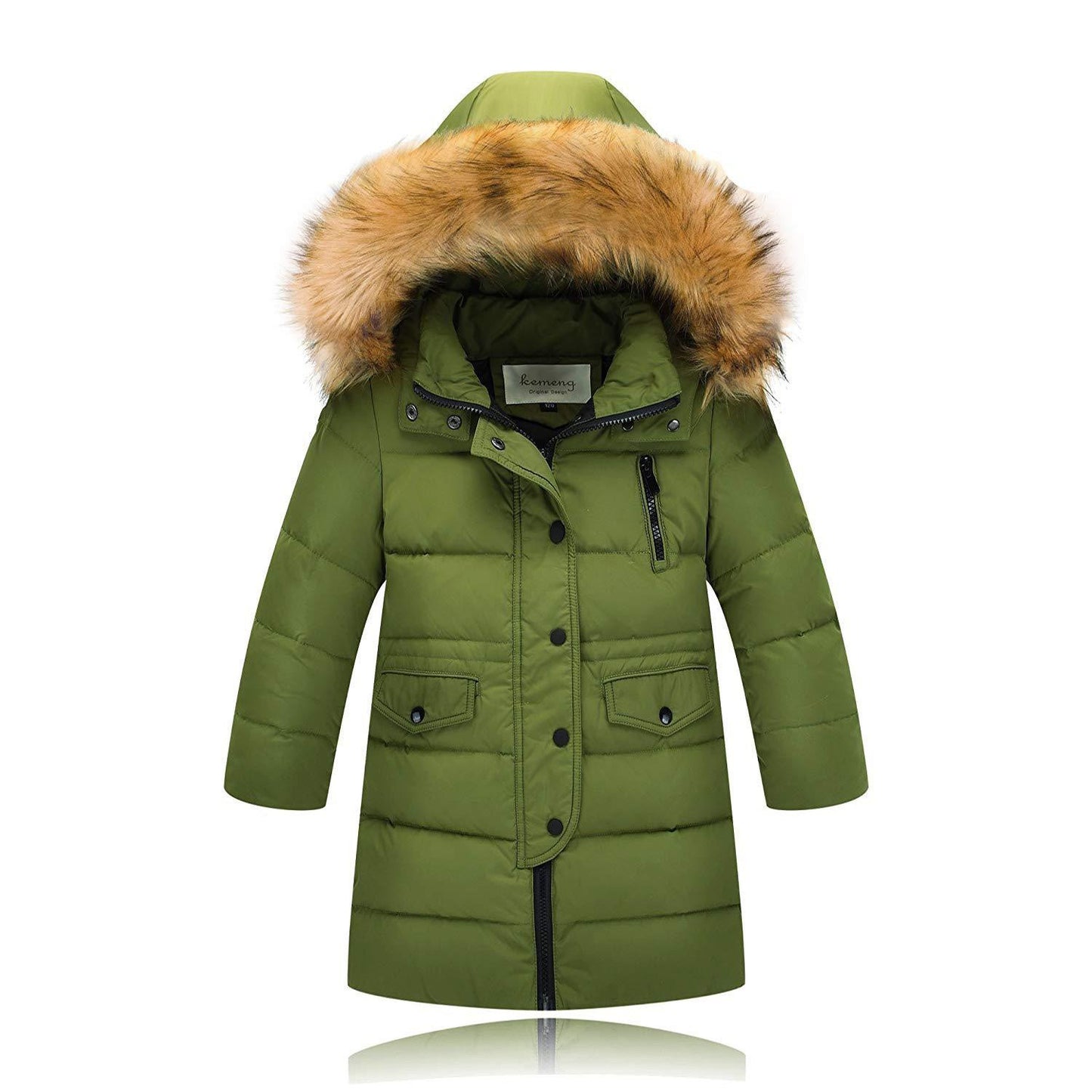 Stylish Duck-lining Hooded Long Down Jacket, zoerea.com