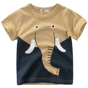 Lovely Lion Print Short-sleeve Tee, zoerea.com