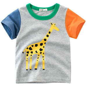 Lovely Lion Print Short-sleeve Tee, zoerea.com