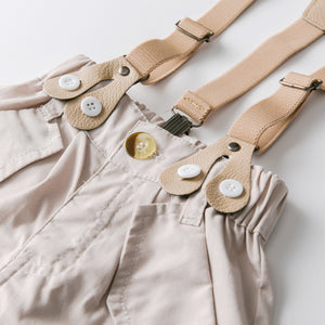 Gentleman Shirt Bodysuit And Shorts Set, zoerea.com