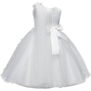 Bowknot Decor Embroidery Sleeveless Dress, zoerea.com