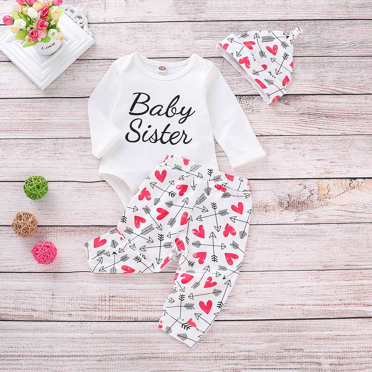 Valentines Heart Arrow Print Set, zoerea.com