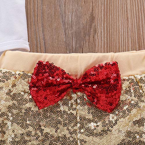 3-piece Bodysuit, Bowknot Decor Shorts Set, zoerea.com